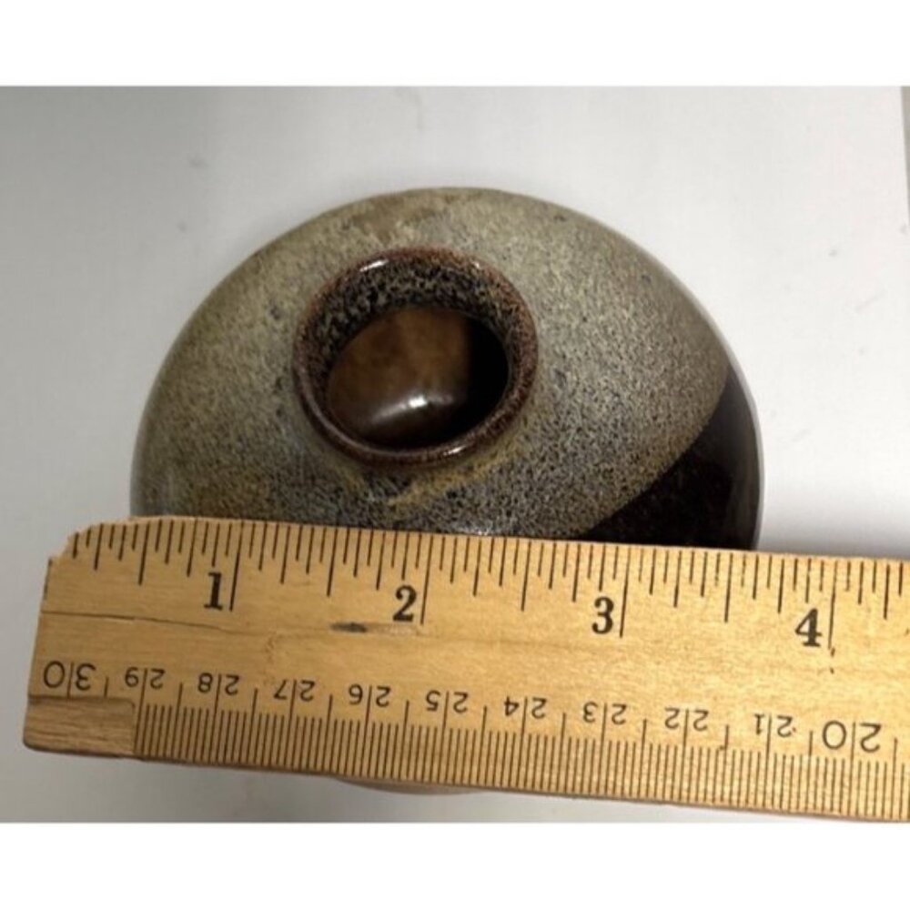 Vintage Pottery Craft USA Stoneware 3 Bud Vase Bottle MCM - Picture 4 of 7